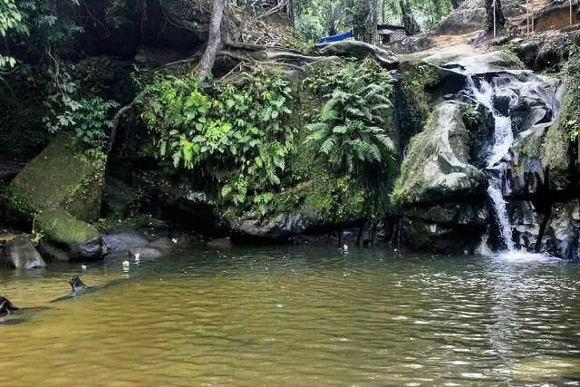 Londut Waterfall di Labuhanbatu Utara