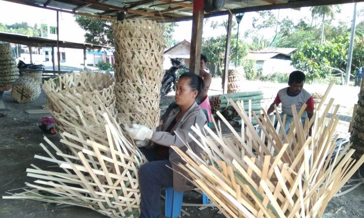 Keranjang Bambu Khas Simalungun