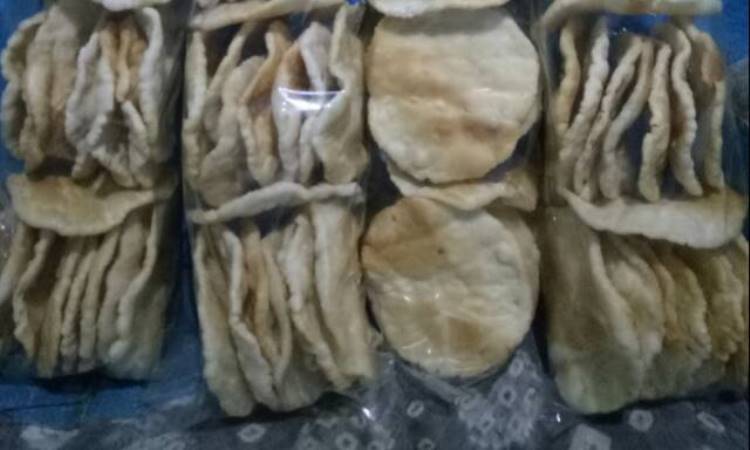 Kerupuk Kemplang Bakar