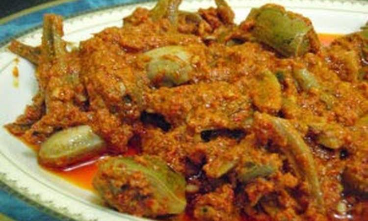 Sambal Lado Pokek Asam Durian