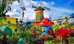 Green House Lezatta, Spot Foto Kekinian Berlatar Taman Bunga Cantik di Agam