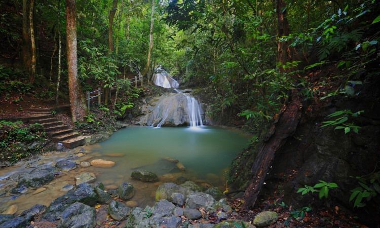 Fasilitas Air Terjun Kuta Malaka Aceh