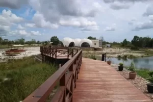 Indahnya Rumah Keong di Belitung