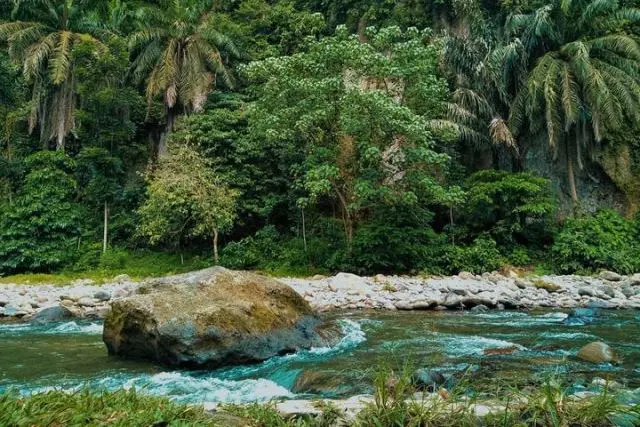 Fasilitas Pantai Biru Langkat