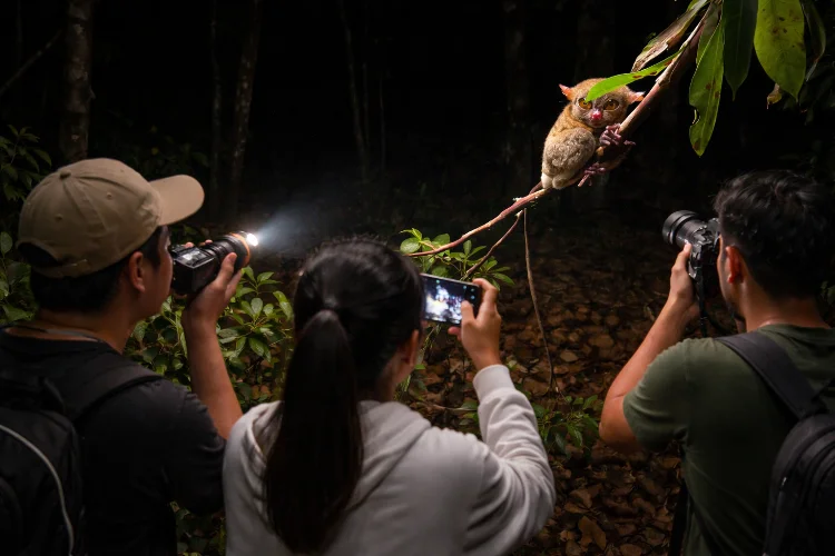 Tarsius Langka: Foto Bareng Satwa Unik